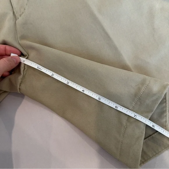 Peter Millar 8” Golf Shorts Chino Brown Preppy Mens Nice Khaki Pants Size 32 - Picture 4 of 8